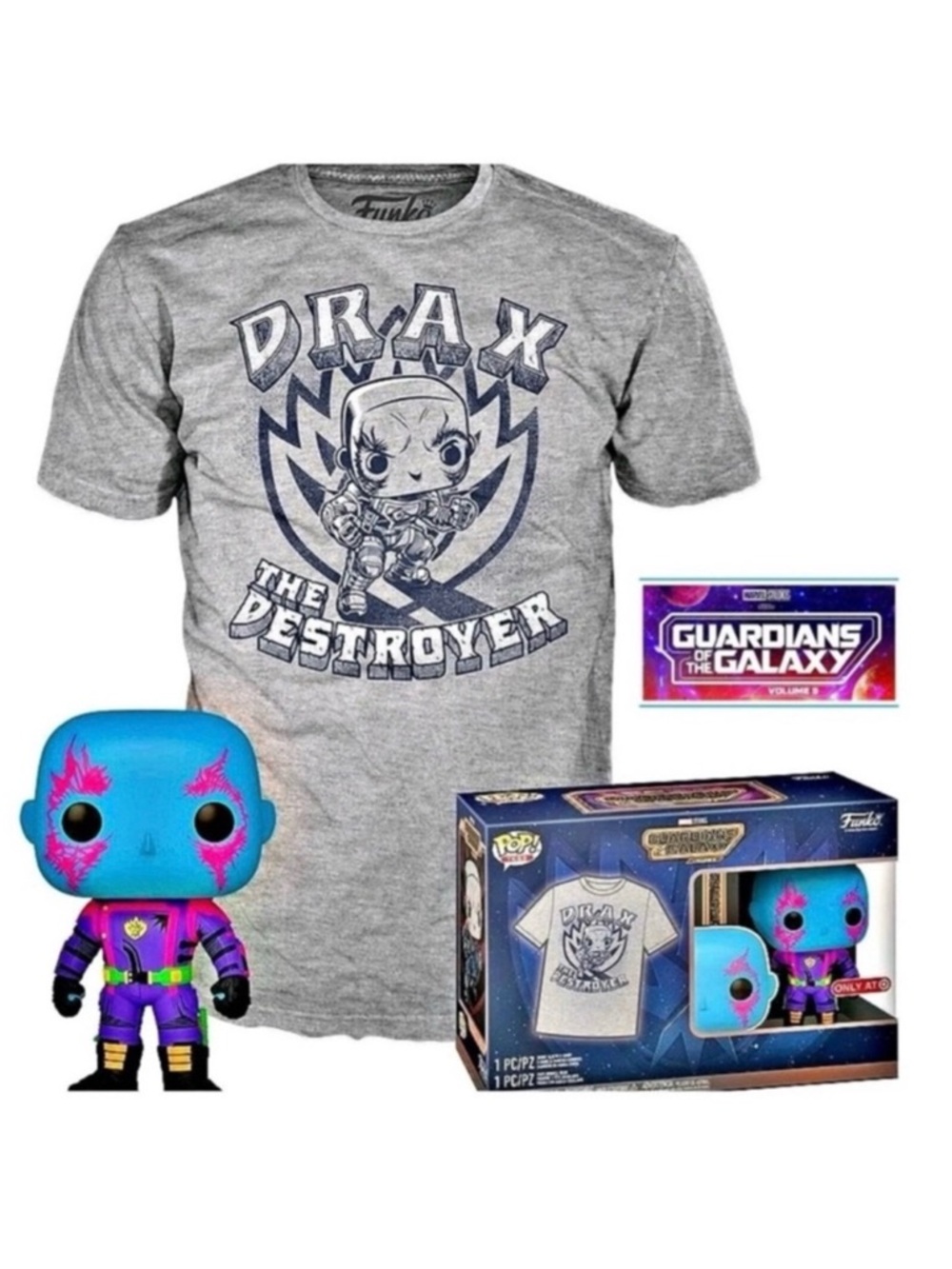 Funko Pop~Tees~Marvel Studios~Guardians of the Galaxy~Vol. 3~Tee & Bobble-Head